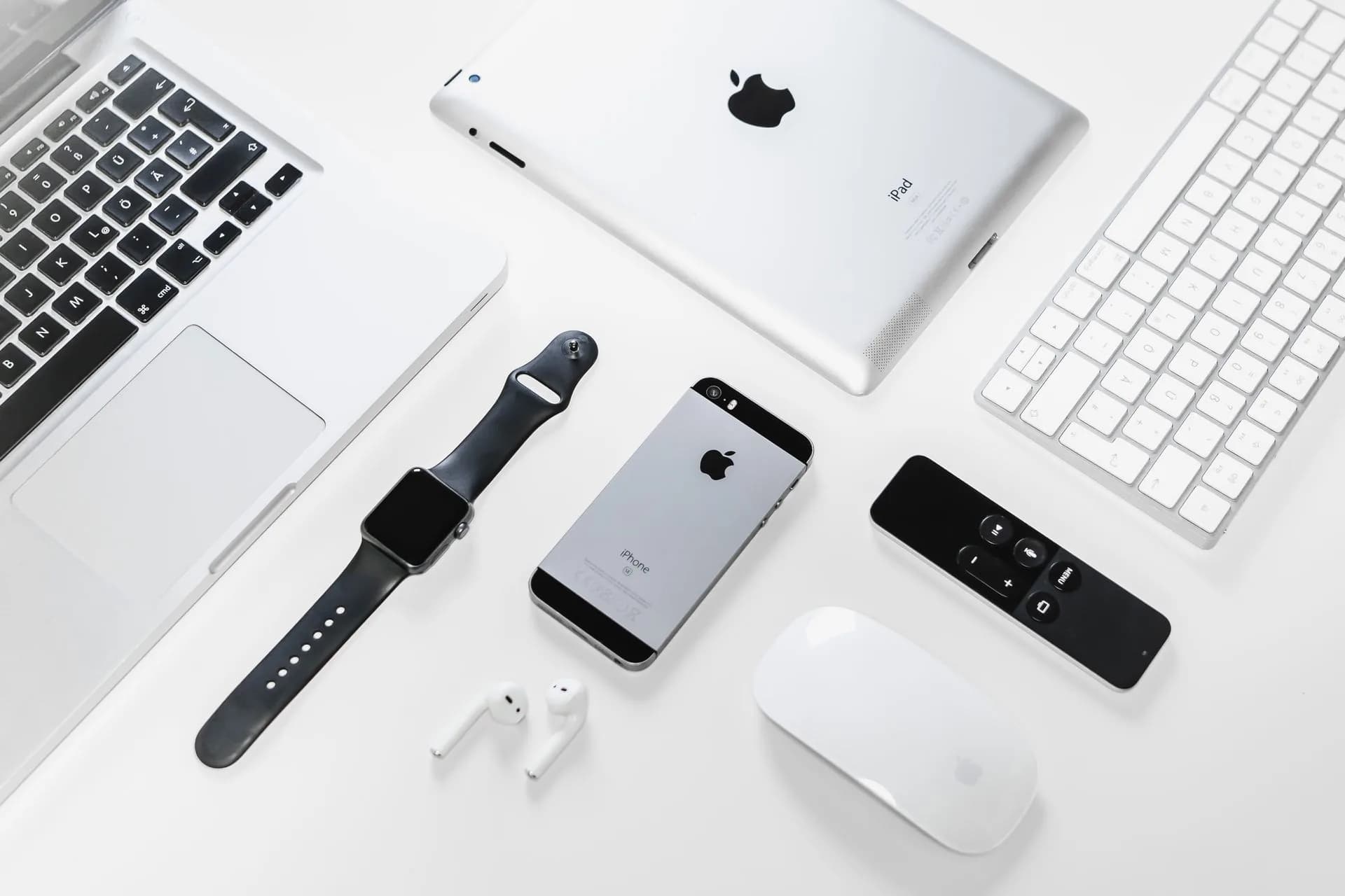 Mobile phones and gadgets on a phone shop counter ready for IMEI billing.